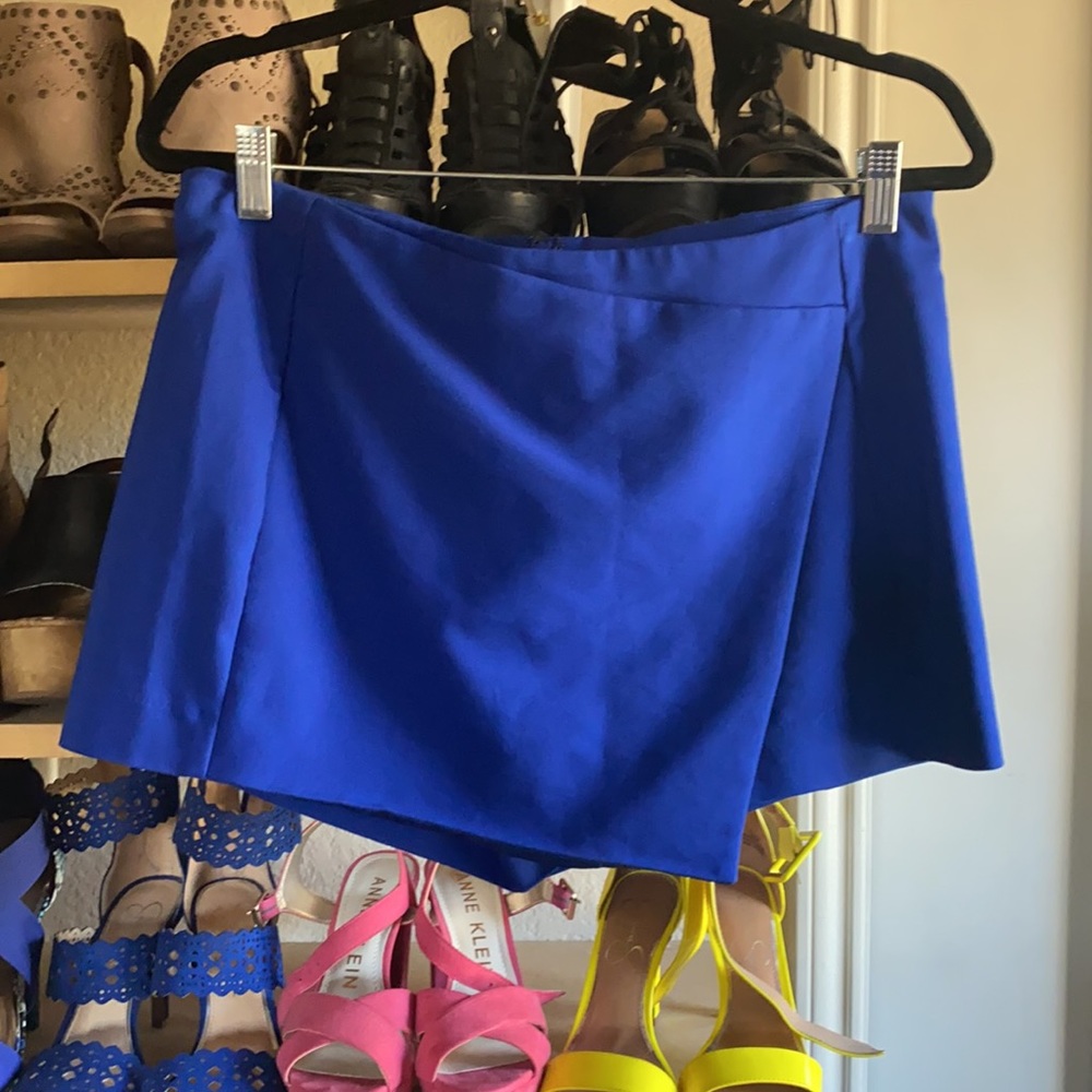 Express cobalt blue skort